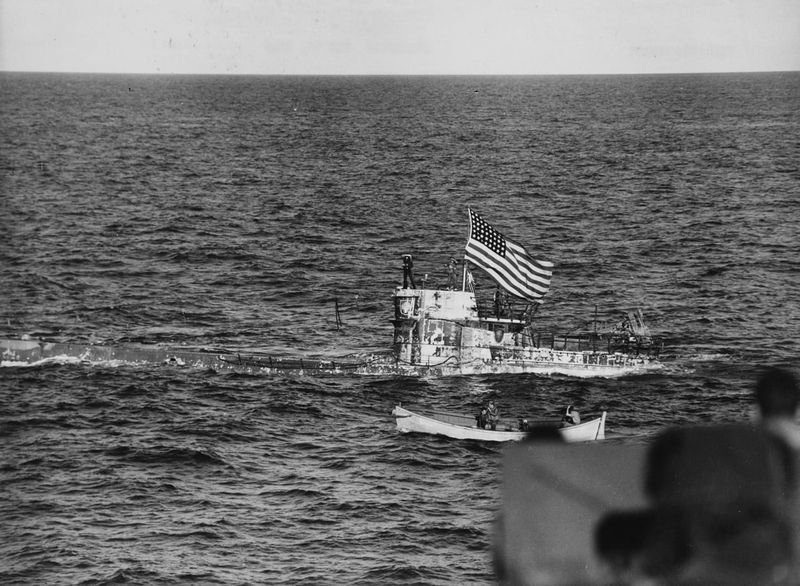 German U-Boat Near Cape Verde