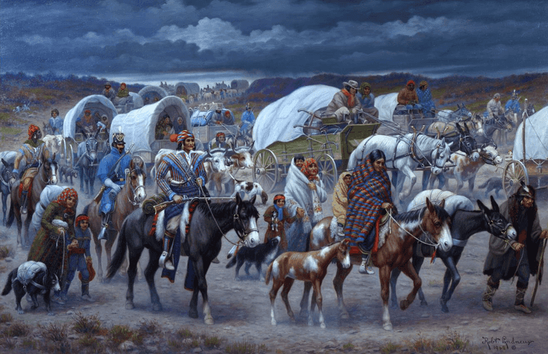 The Trail of Tears (1830s)