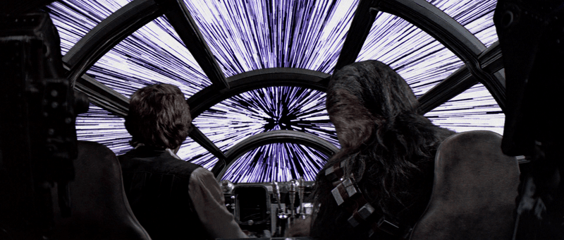 Star Wars' Light Speed Tracking