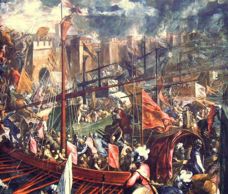 The Sack of Constantinople by the Crusaders (1204)