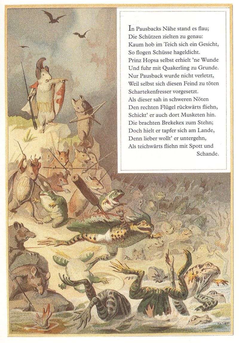 Batrachomyomachia (The Battle of Frogs and Mice) (Homeric Parody)