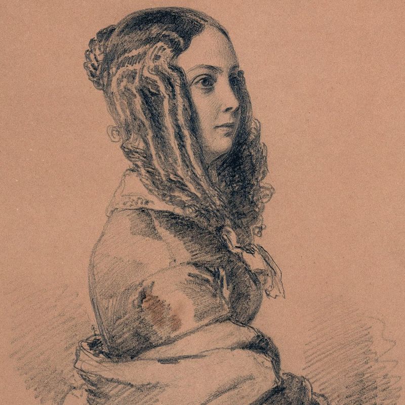 Louise Colet, French Romantic poet, 1876