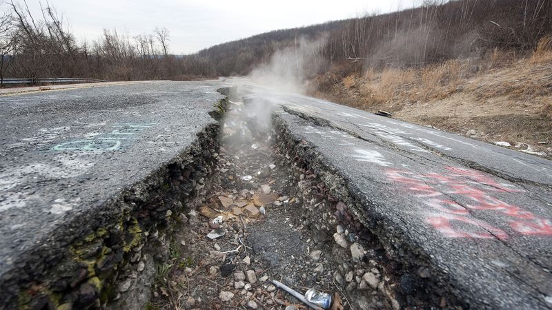 A Town Was Abandoned Due to an Underground Fire That Still Burns