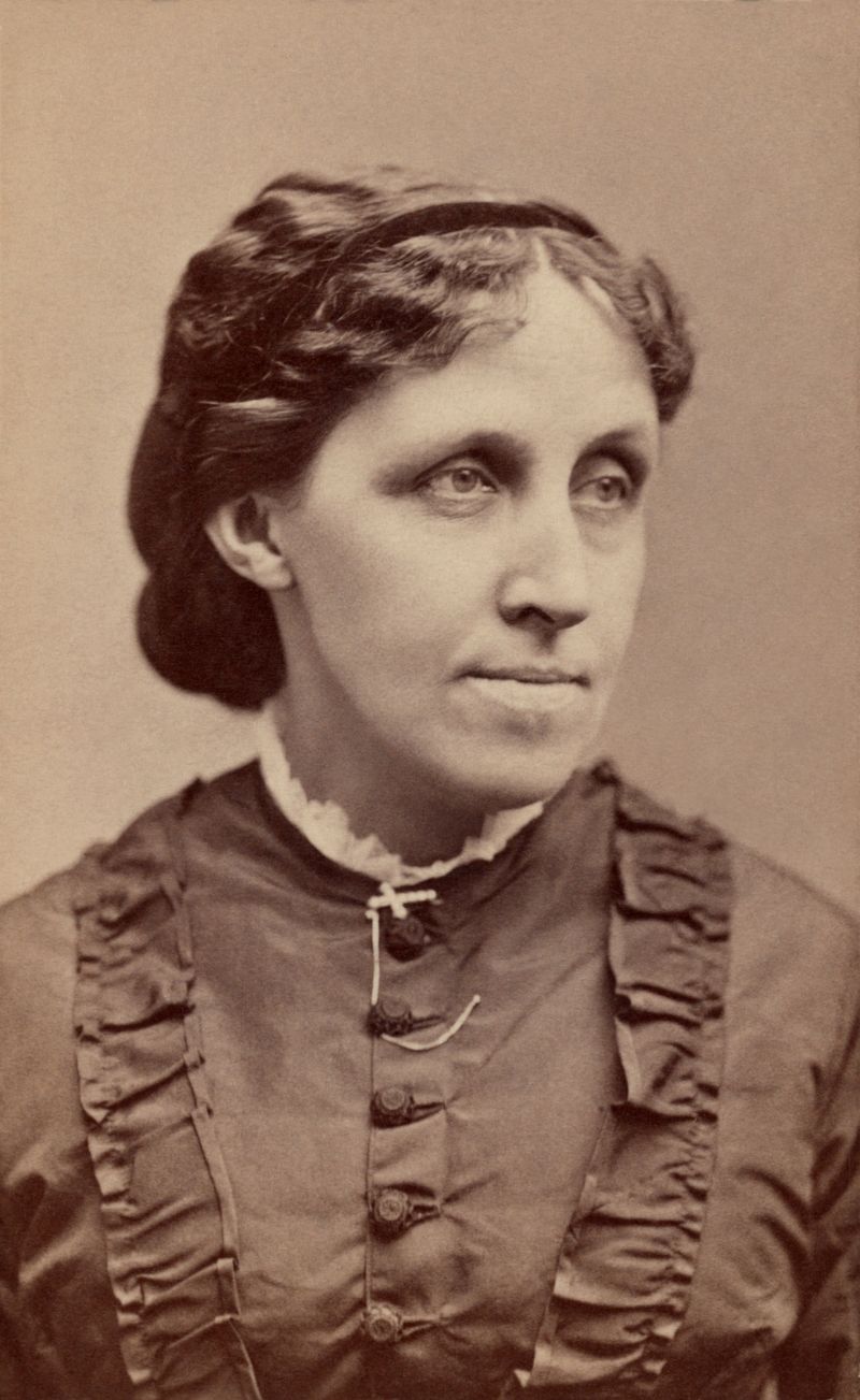 Louisa May Alcott, American author, 1888