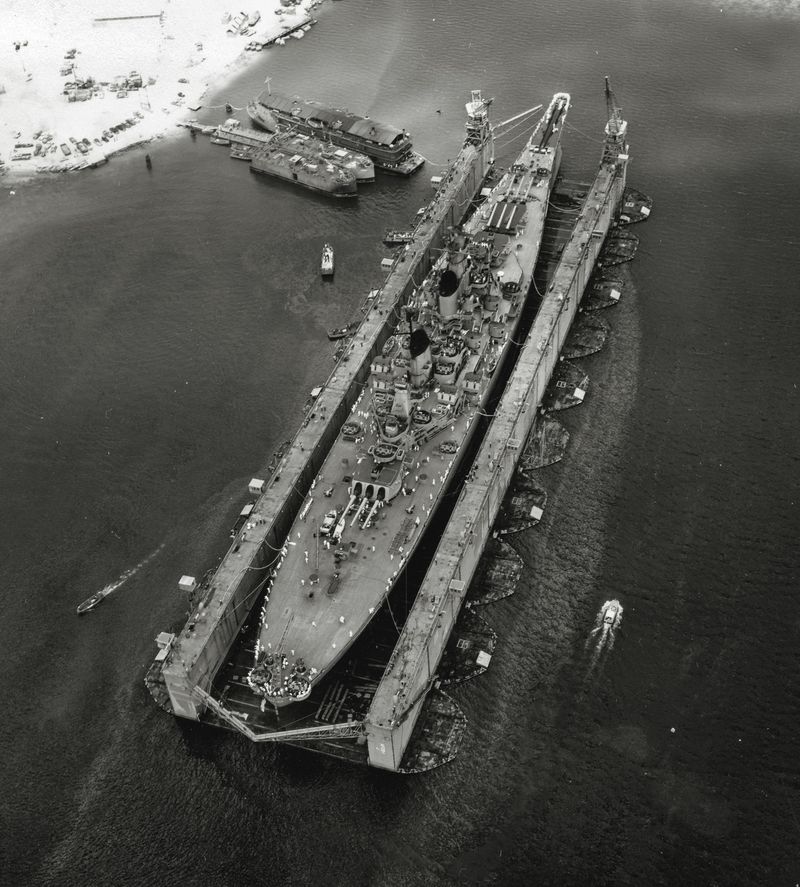 It Was Her First Combat Damage Since WWII