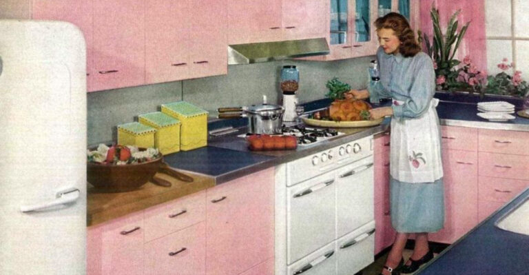 10 Reasons America Fell in Love with Pink Kitchens in the 1950s