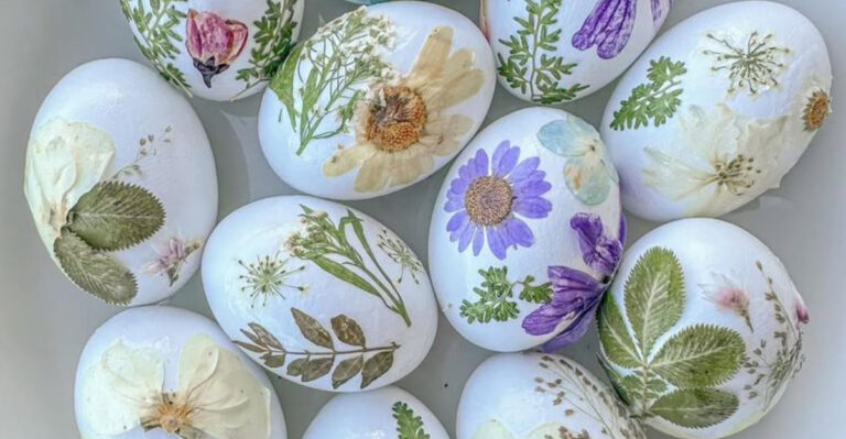 13 easy & elegant vintage Easter egg decorating ideas