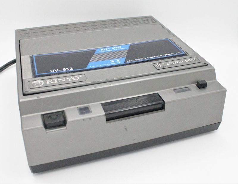 Rewinding a VHS Tape