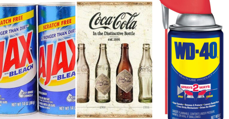 17 Surprising Origins Behind Classic Brand Names Like 7-Up, Formula 409 & WD-40