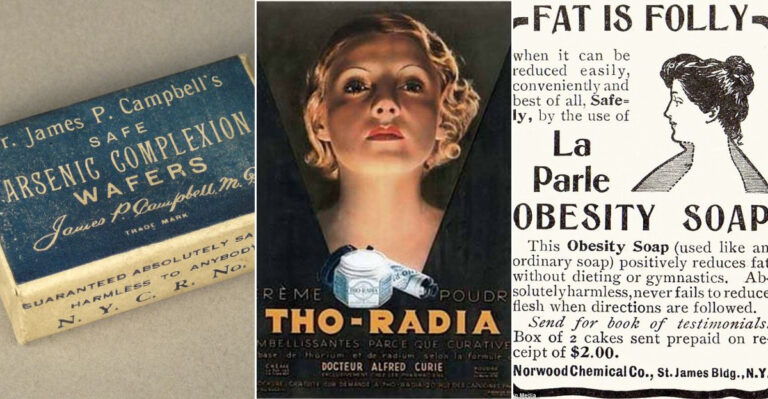 18 Hilariously Awful Vintage Beauty Products That Would Never Be Approved Today