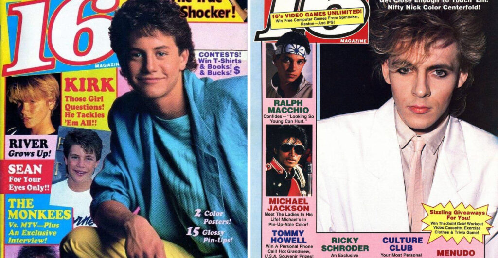 18 Iconic 16 Magazine Covers from the 1980s That Defined Teen Pop ...
