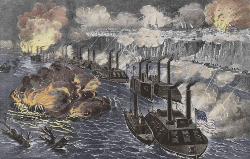1863 – Vicksburg Campaign’s Gunboat Passage
