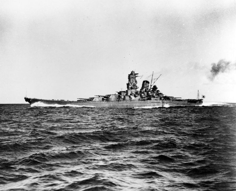 1945 – Sinking of the Japanese Battleship Yamato