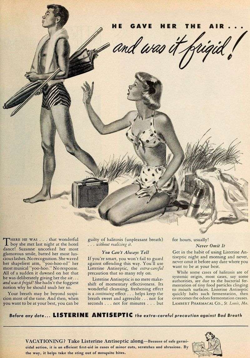 1949 – “He gave her the air… and was it frigid!”