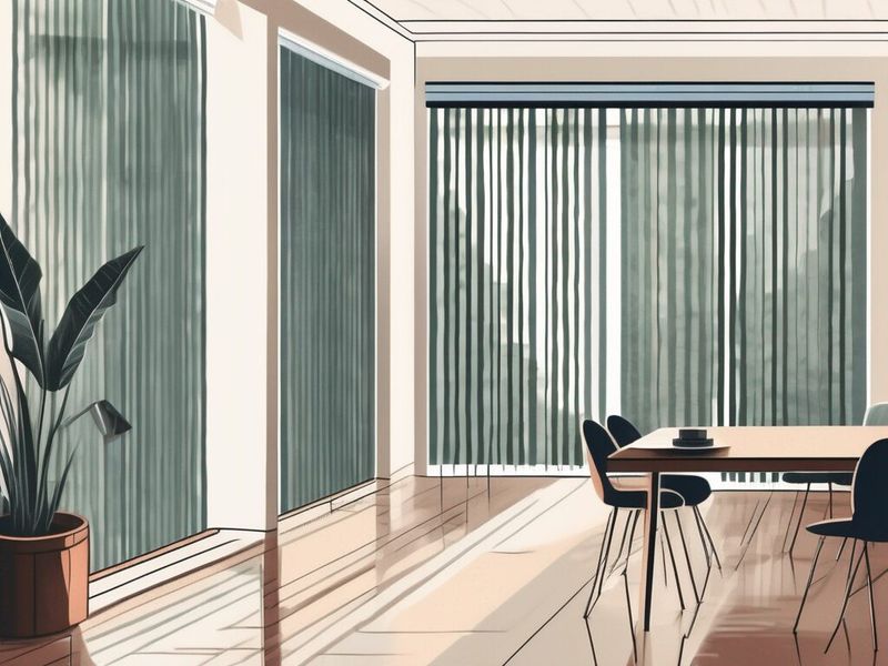 Vertical Blinds on Sliding Glass Doors