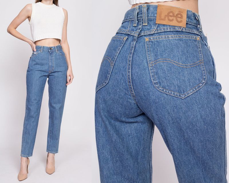 High-Waisted “Mom” Jeans