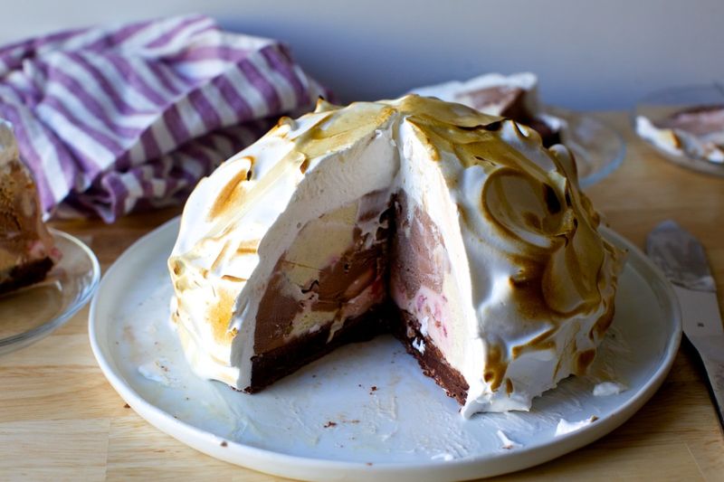 Baked Alaska - Ice Cream Defying Physics