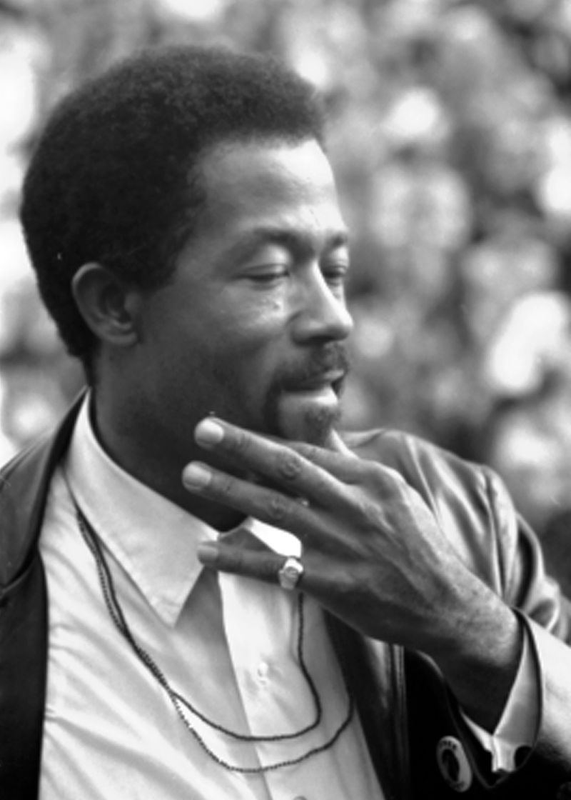 Eldridge Cleaver, American political activist and writer, 1998