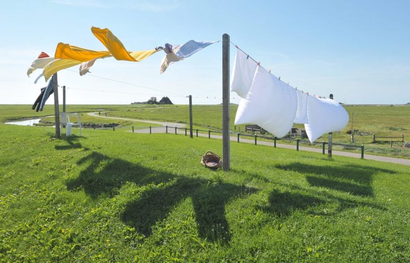 Hanging Clothes on a Clothesline