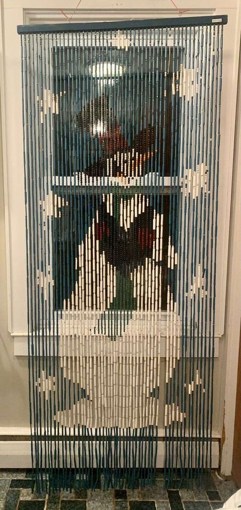 DIY Macramé or Beaded Curtain at the Doorway