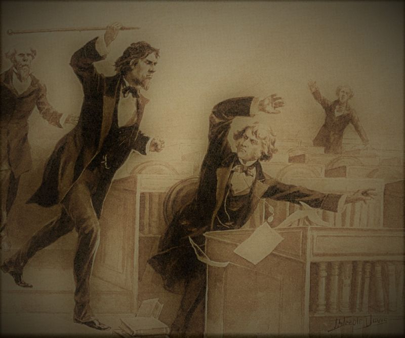 The Caning of Charles Sumner (1856)