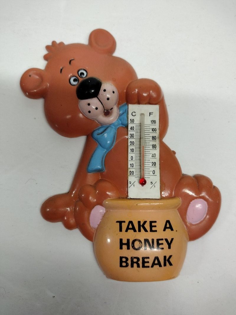 Refrigerator Magnets with Thermometers