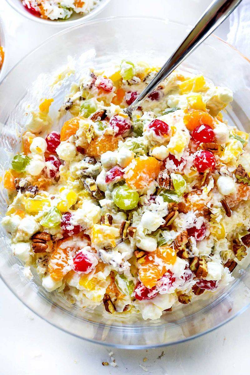 Ambrosia Salad - The Colorful Concoction