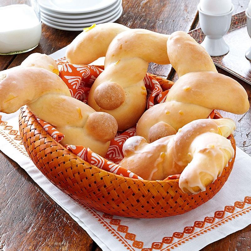 Bunny-Shaped Dinner Rolls