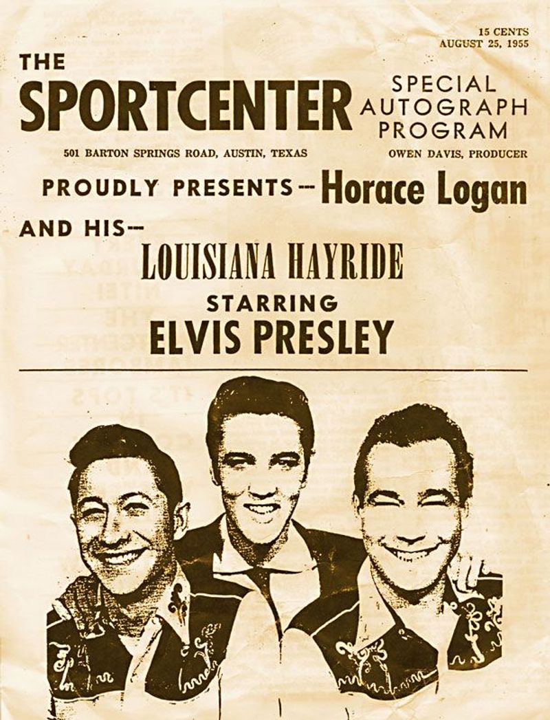 Elvis Presley at Louisiana Hayride (1955)