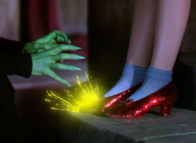 Ruby Slippers' Colorful Secret