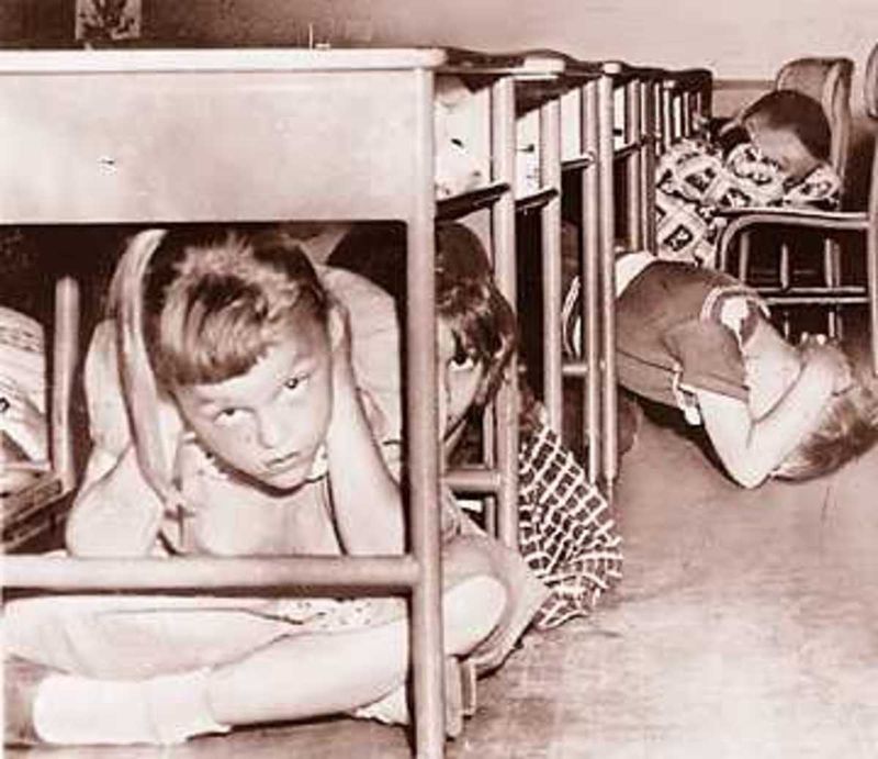 Air Raid Drills in Schools