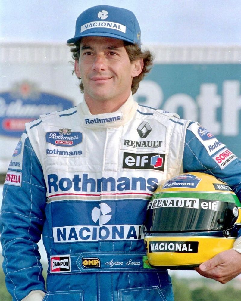 Ayrton Senna, Brazilian Formula One driver, 1994