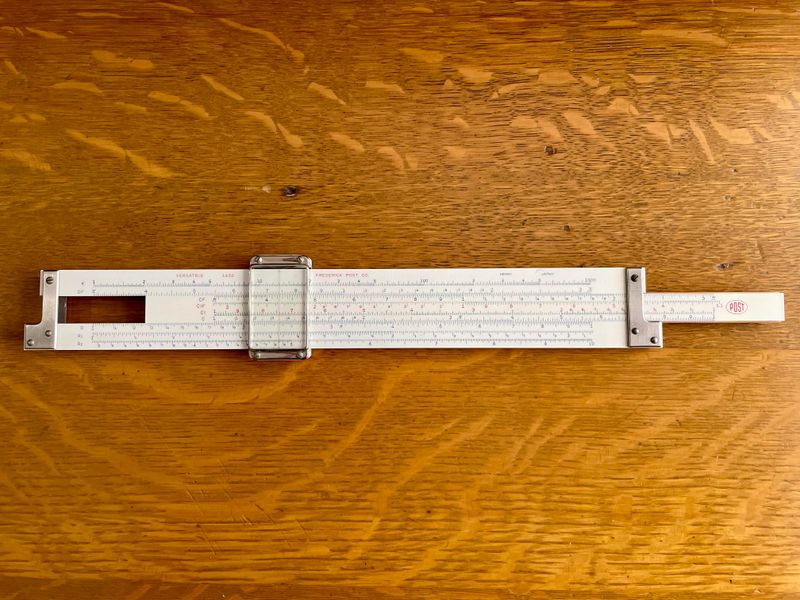 Slide Rules Instead of Calculators