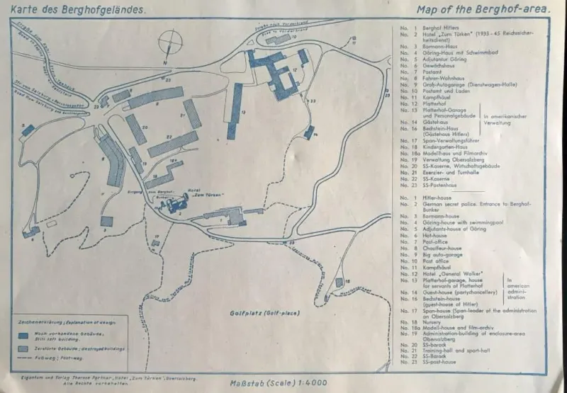 Captured German maps & documents
