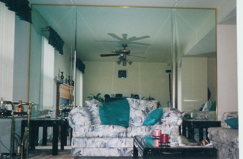 Mirrored Accent Walls
