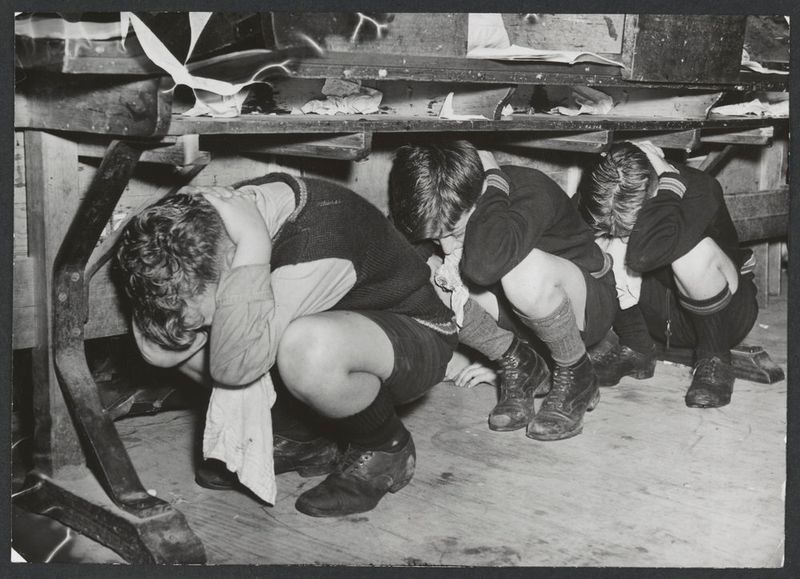 Air Raid Drills Became Routine
