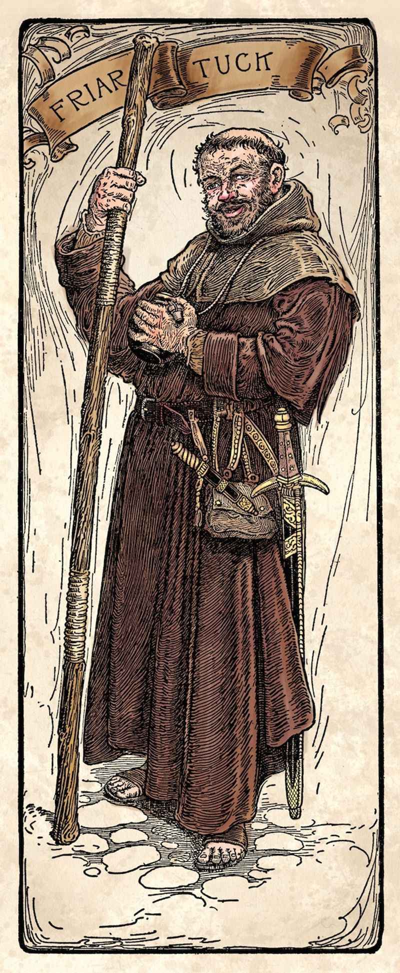 Myth: Friar Tuck Among Original Companions