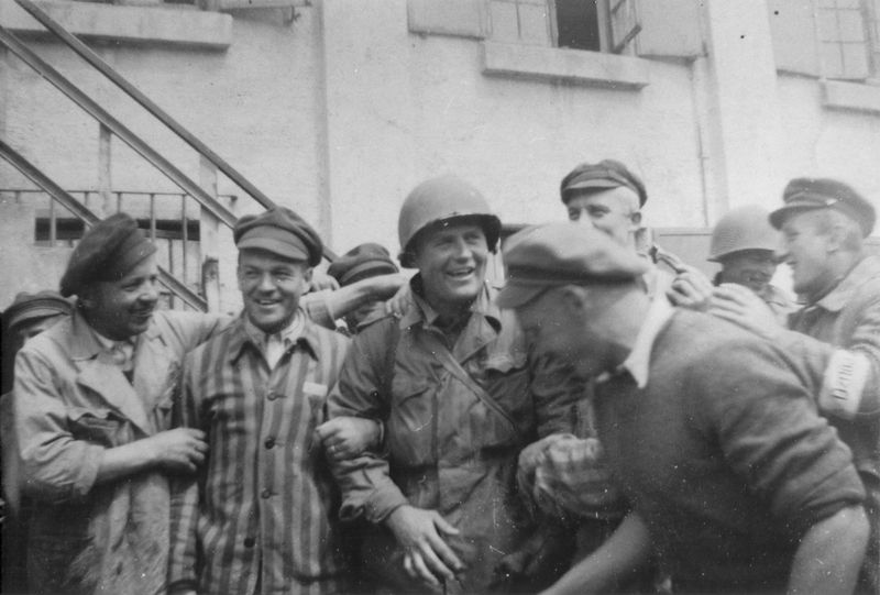 Liberated Dachau Prisoners in Munich