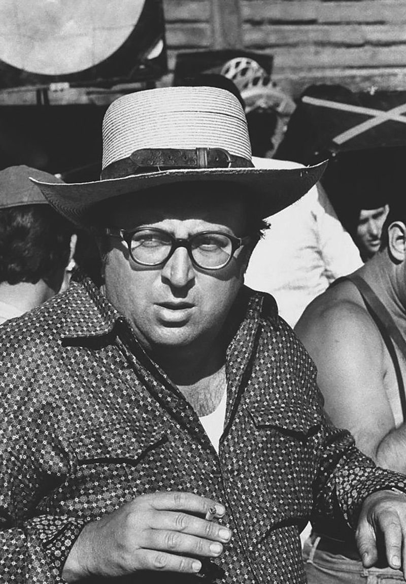 Sergio Leone, Italian film director and producer, 1989
