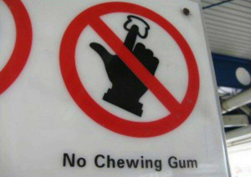 No Chewing Gum in Singapore