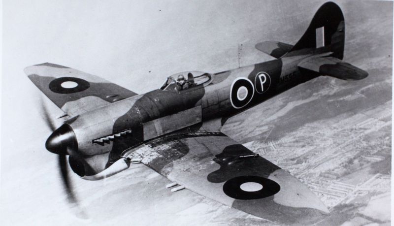 Hawker Tempest – 435 mph (UK, 1944)