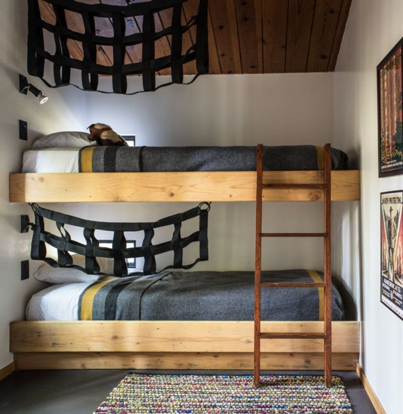 Lofted Beds and Bunk Rooms Maximized Space