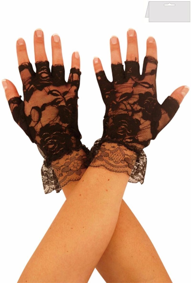 Fingerless Lace Gloves