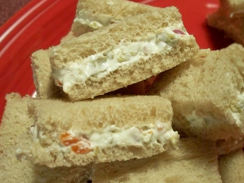 Olive-Nut Sandwiches