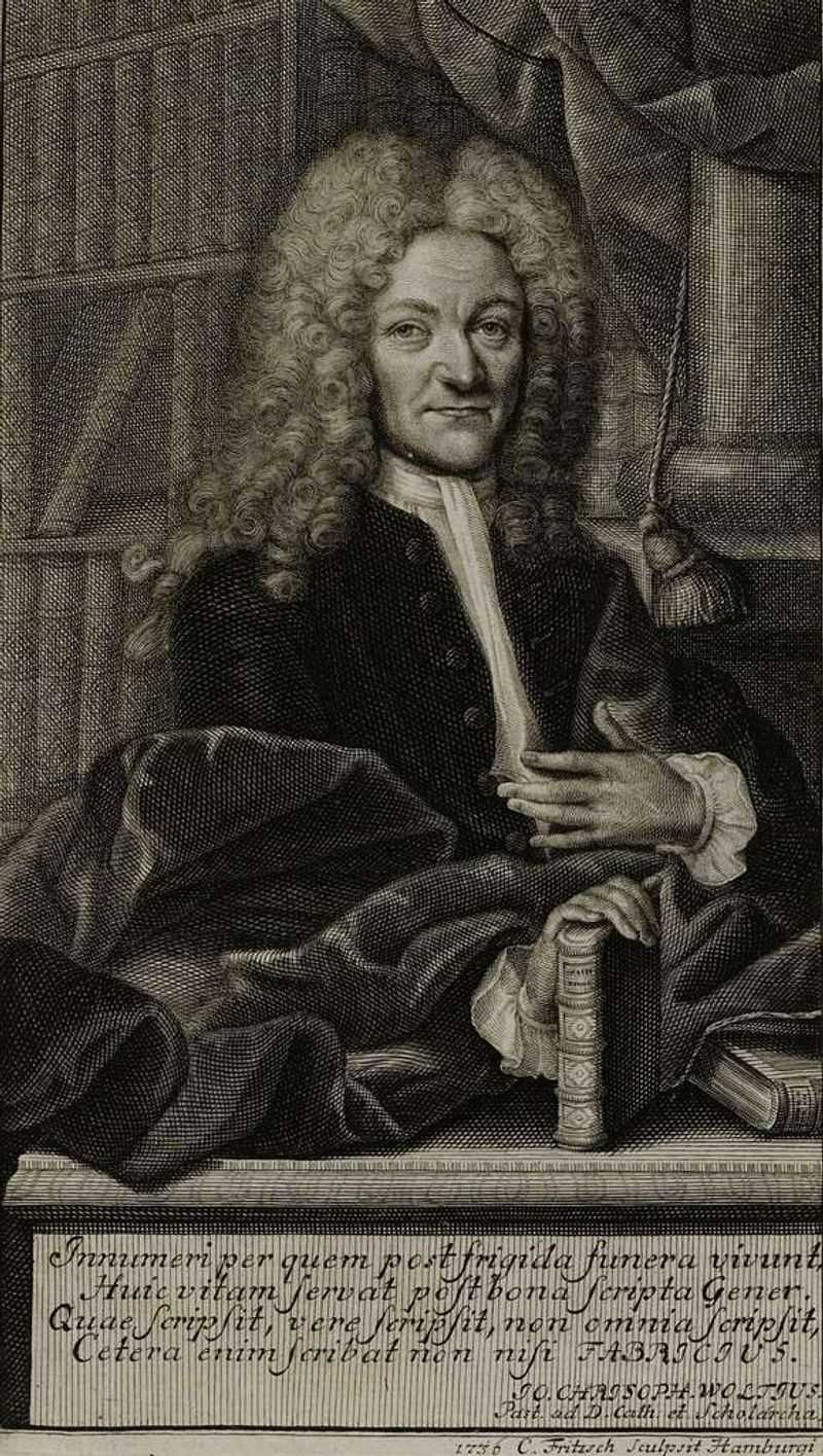 Johann Albert Fabricius, German classical scholar, 1758