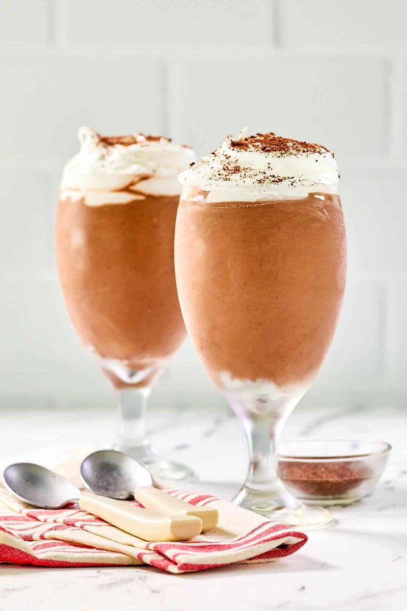 Chocolate Mousse in Stemmed Glasses