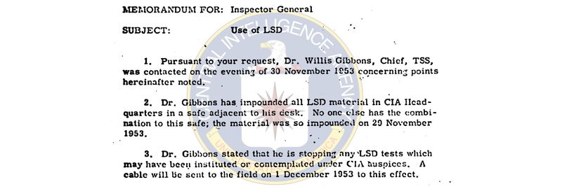 Project MK-Ultra – CIA Mind Control Experiments