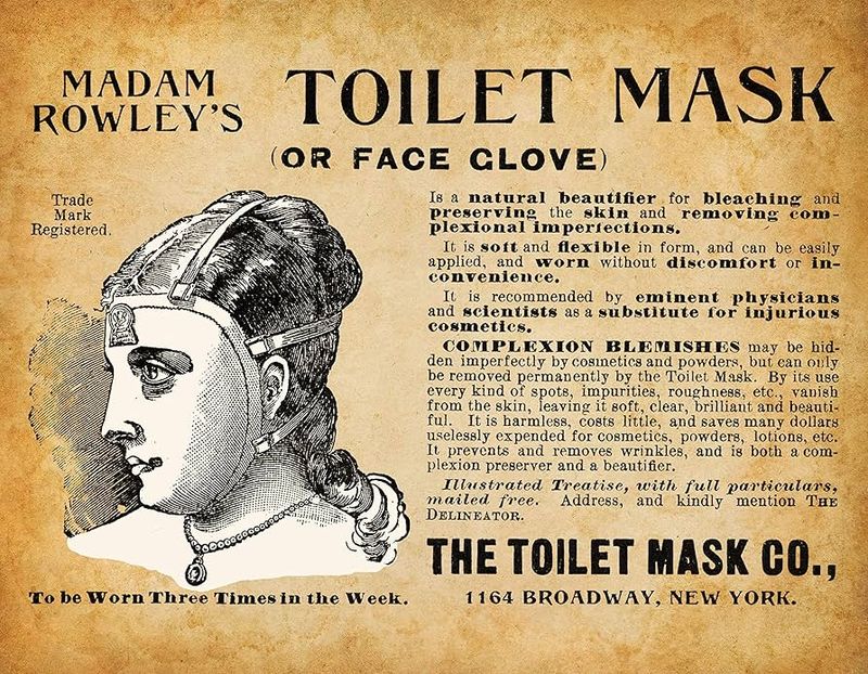 Toilet Mask (Early Face Mask of Hardened Rubber)
