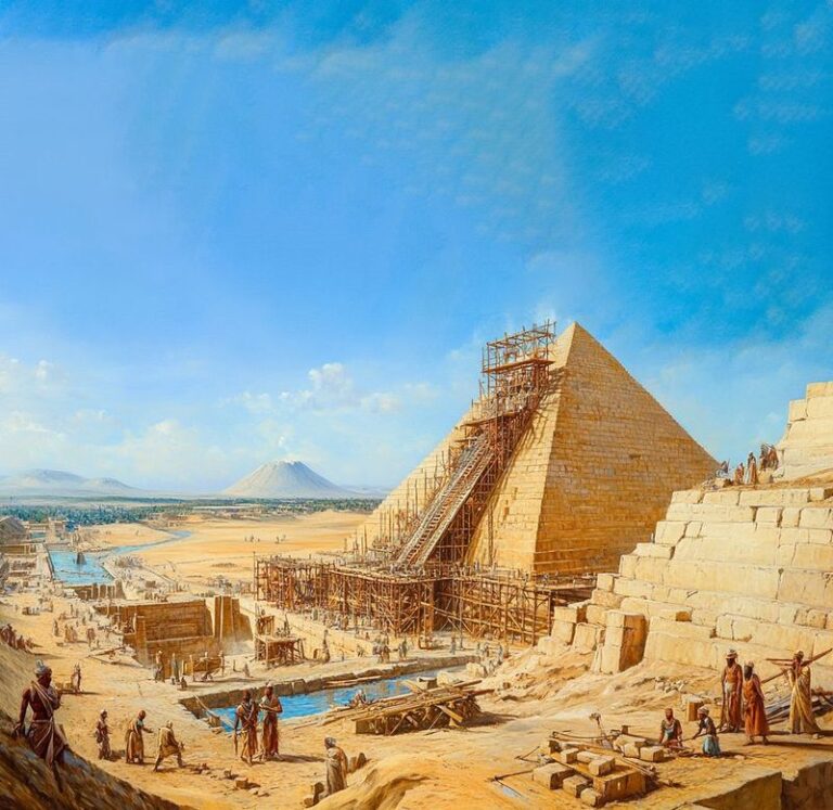 Circular Ramps Pyramids 10 Theories on How Ancient Egyptians Moved 100-Ton Blocks - Back in ...