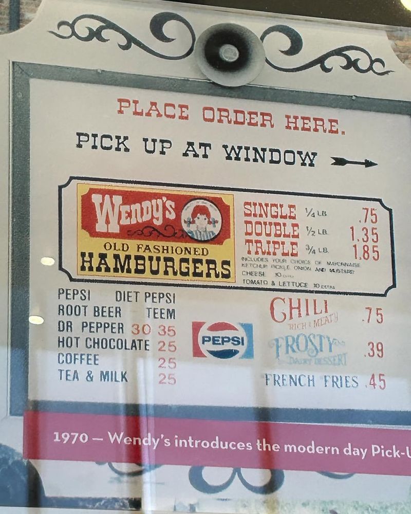 The Original Menu Was Super Simple